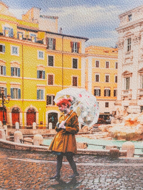 YESBAG Shoulder Tote Bag rainbow rome - Women’s Bags