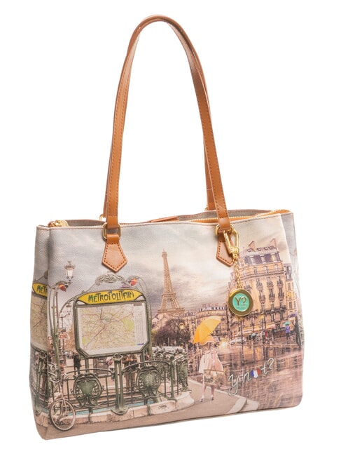 YESBAG Printed shoulder bag Paris Metro - Women’s Bags