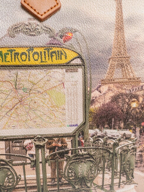 YESBAG Printed shoulder bag Paris Metro - Women’s Bags