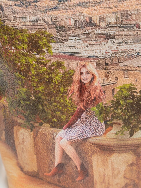 YESBAG Medium shoulder bag lemon tree - Women’s Bags