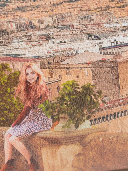 YESBAG Clutch bag with cuff lemon tree - Women’s Bags