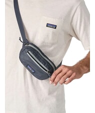 PATAGONIA TERRAVIA MINI Small foldable pouch smolder blue - Hip pouches - 6