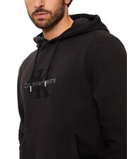 CALVIN KLEIN CK JEANS Hoodie with teddy logo ck black - Sweatshirts - 3