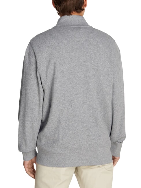 CK JEANS Full-zip turtleneck sweatshirt grey heather - Sweatshirts