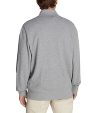 CALVIN KLEIN CK JEANS Full-zip turtleneck sweatshirt grey heather - Sweatshirts - 2