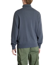 CALVIN KLEIN CK JEANS Full-zip turtleneck sweatshirt ebony - Sweatshirts - 2