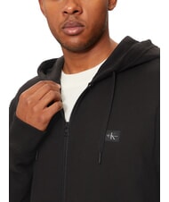 CALVIN KLEIN CK JEANS Full-zip hoodie ck black - Sweatshirts - 3
