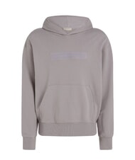 CALVIN KLEIN CK JEANS Hoodie with box logo gull gray - Sweatshirts - 4