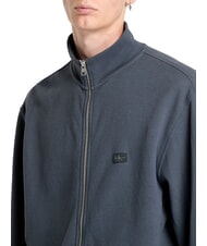 CALVIN KLEIN CK JEANS Full-zip turtleneck sweatshirt ebony - Sweatshirts - 3