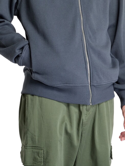 CK JEANS Full-zip turtleneck sweatshirt ebony - Sweatshirts