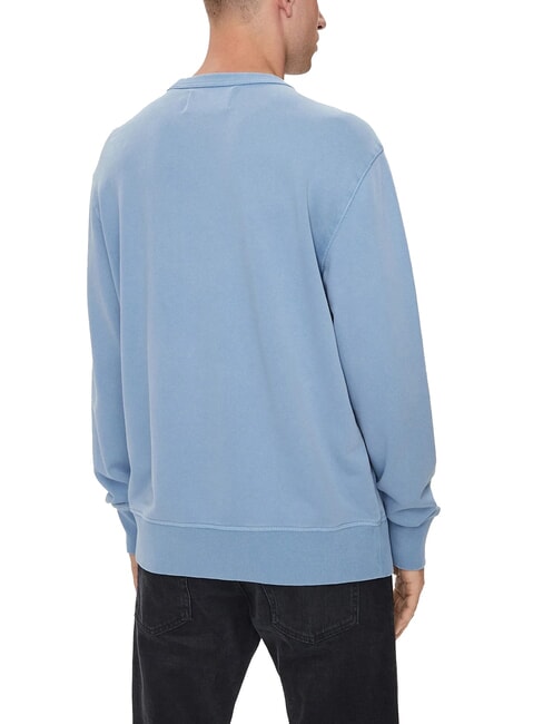 CK JEANS Cotton crewneck sweatshirt faded denim - Sweatshirts