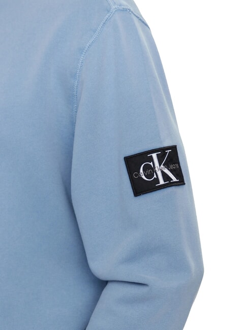 CK JEANS Cotton crewneck sweatshirt faded denim - Sweatshirts