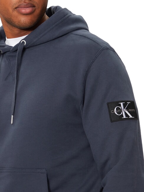 CK JEANS Hoodie with logo patch ink - Sweatshirts