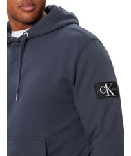CALVIN KLEIN CK JEANS Hoodie with logo patch ink - Sweatshirts - 3