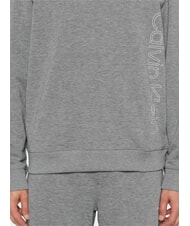 CALVIN KLEIN CK PERFORMANCE Hoodie with logo medium gray heather - Sweatshirts - 3