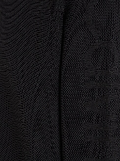 CK PERFORMANCE Crewneck sweatshirt with sleeve logo black beauty - Sweatshirts