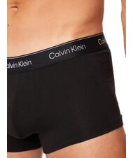 CALVIN KLEIN CK 3 elastic boxers with lurex logo b- silver, red, silver lurex lgs - Men's briefs - 4