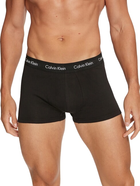 PACK 3 LOW RISE Trunk Boxer man black, shade, slate turquoise - Men's briefs