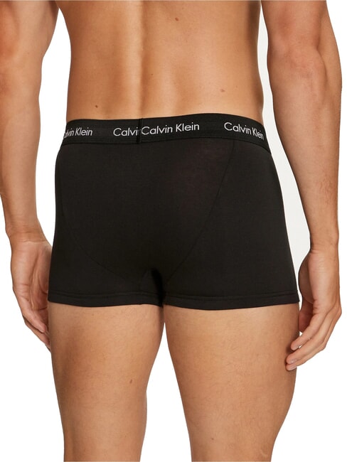 PACK 3 LOW RISE Trunk Boxer man black, shade, slate turquoise - Men's briefs