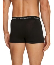 CALVIN KLEIN PACK 3 LOW RISE Trunk Boxer man black, shade, slate turquoise - Men's briefs - 5
