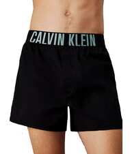 CALVIN KLEIN CK 2 boxers b- white, tickled green lgs - Men's briefs - 3