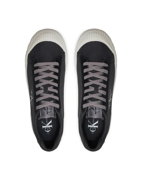 CK JEANS Fabric sneakers black/bright white - Men’s shoes