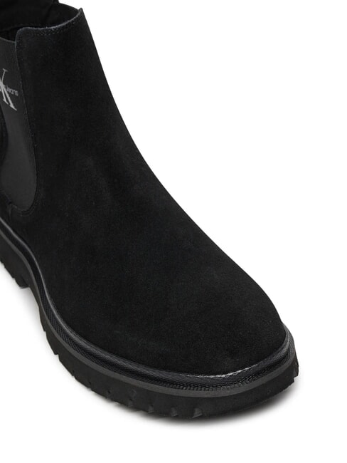 CK JEANS Suede ankle boots triple black - Men&rsquo;s shoes