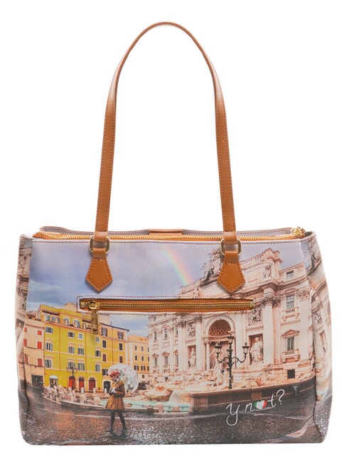 YESBAG Printed shoulder bag rainbow rome - Women’s Bags