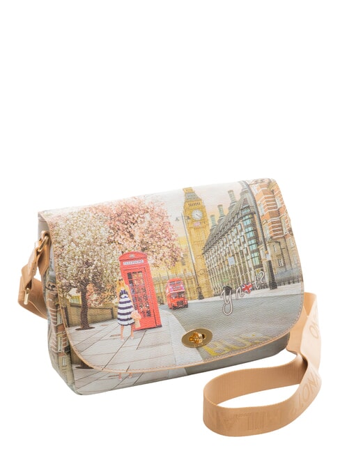 YESBAG Shoulder bag with flap English rose - Women’s Bags