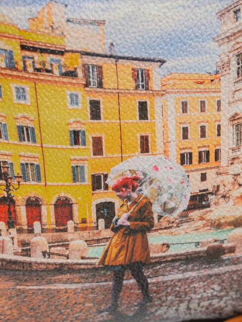 YESBAG Shoulder strap rainbow rome - Women’s Bags