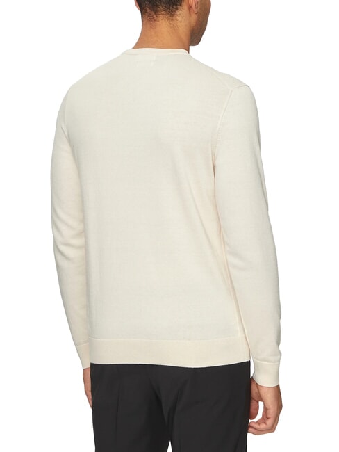 CK Regular fit crew neck sweater vanilla ice - Men's Sweaters