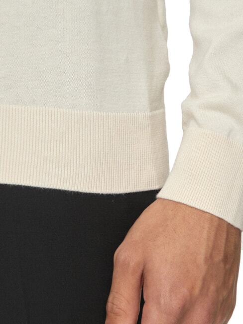 CK Regular fit crew neck sweater vanilla ice - Men's Sweaters
