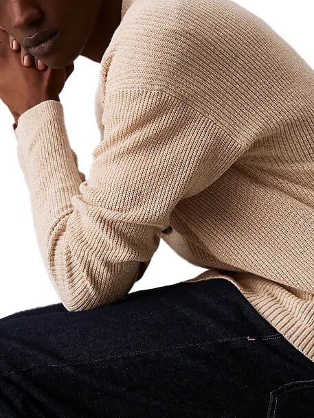 CK Cardigan sweater with buttons seed pearl - Men's Sweaters