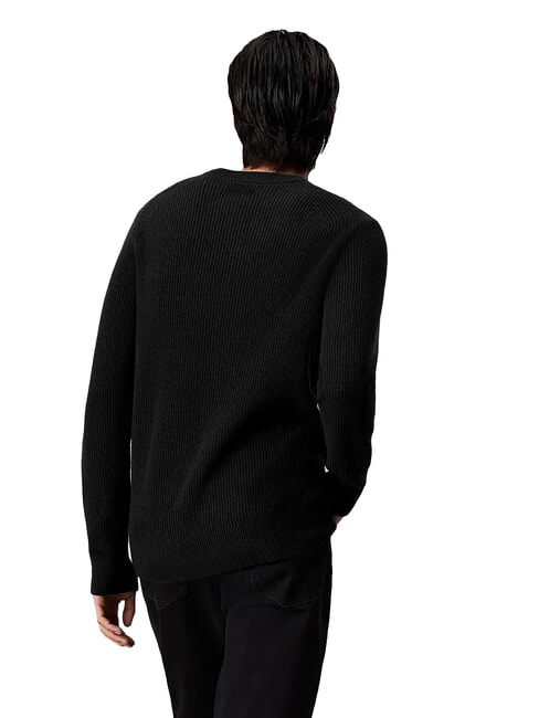 CK Wool blend crew neck sweater ck black - Men's Sweaters