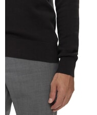 CALVIN KLEIN CK Cotton blend crew neck sweater ck black - Men's Sweaters - 4