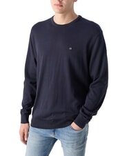 CALVIN KLEIN CK Regular fit crew neck sweater night sky - Men's Sweaters - 3