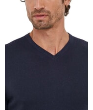 CALVIN KLEIN CK V-neck wool sweater, regular fit night sky - Men's Sweaters - 3