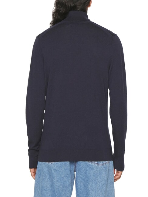 CK Slim-fit wool turtleneck sweater night sky - Men's Sweaters