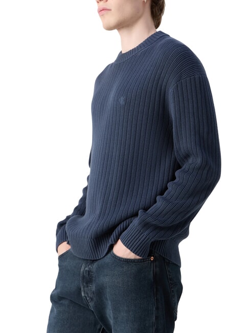 CK JEANS Regular fit crew neck sweater ink - Men's Sweaters
