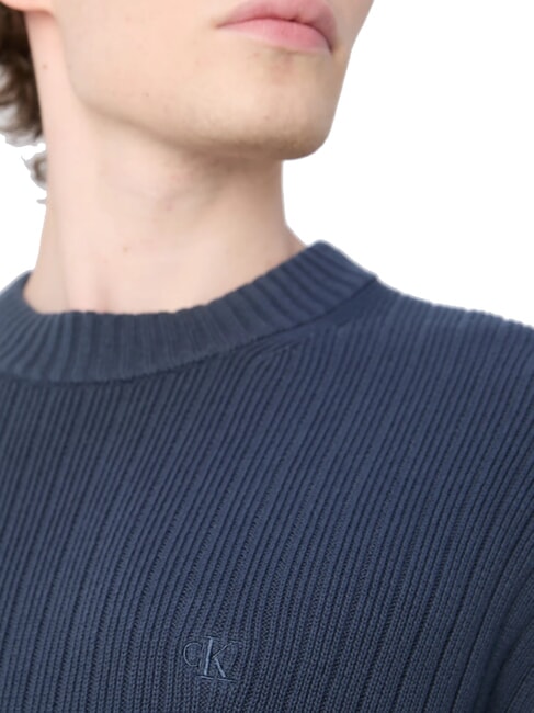 CK JEANS Regular fit crew neck sweater ink - Men's Sweaters