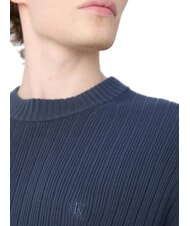 CALVIN KLEIN CK JEANS Regular fit crew neck sweater ink - Men's Sweaters - 4