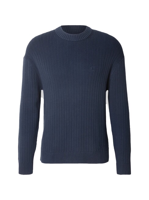CK JEANS Regular fit crew neck sweater ink - Men's Sweaters