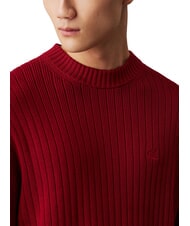 CALVIN KLEIN CK JEANS Regular fit crew neck sweater winery - Men's Sweaters - 3
