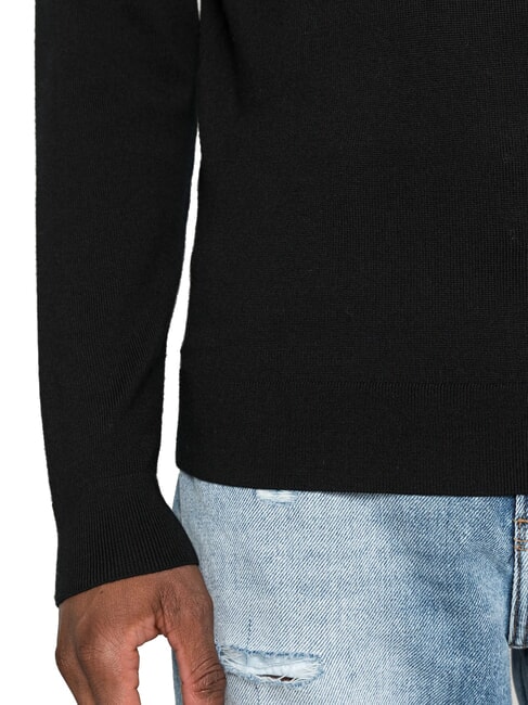 CK Slim-fit wool turtleneck sweater ck black - Men's Sweaters