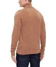 CALVIN KLEIN CK Slim-fit wool turtleneck sweater travertine heather - Men's Sweaters - 2