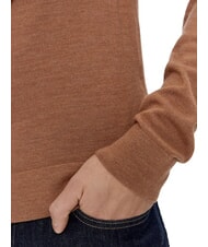 CALVIN KLEIN CK Slim-fit wool turtleneck sweater travertine heather - Men's Sweaters - 4