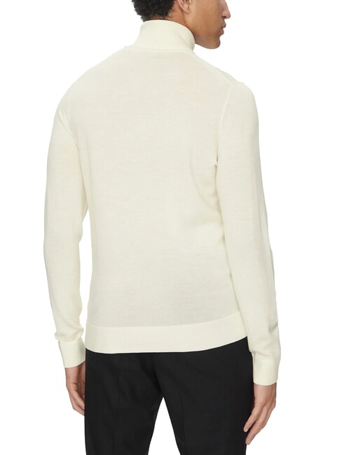 CK Slim-fit wool turtleneck sweater egret - Men's Sweaters