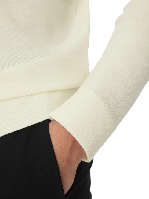 CK Slim-fit wool turtleneck sweater egret - Men's Sweaters