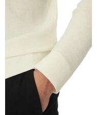 CALVIN KLEIN CK Slim-fit wool turtleneck sweater egret - Men's Sweaters - 4