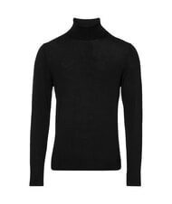 CALVIN KLEIN CK Slim-fit wool turtleneck sweater ck black - Men's Sweaters - 4